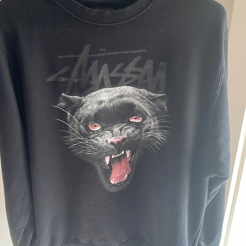 Stussy Sweatshirt Black Panther